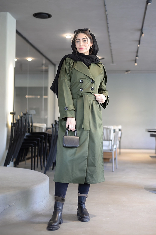 ترنج کت کوتاه دخترانه همراه با وست