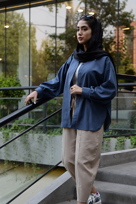 خرید شومیز و شلوار دخترانه لینن ابی شیراز