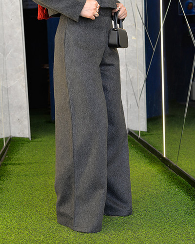 خرید شلوار فول بگ فوتر زغالی