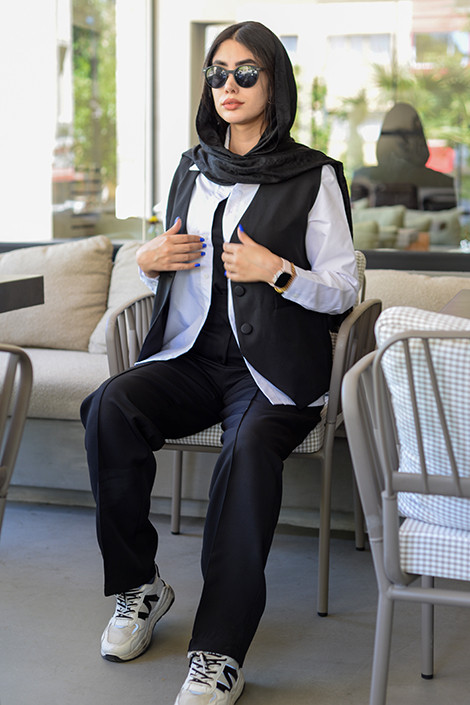 جدیدترین مدل جلیقه شلوار زنانه