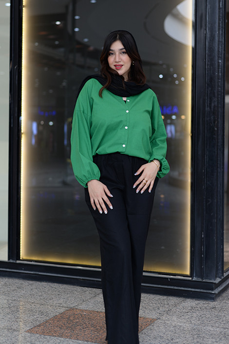 شومیز اینن سبز زارا