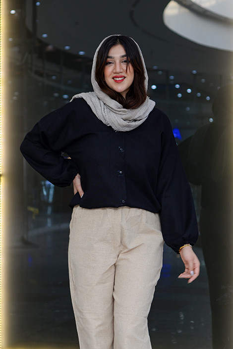 شومیز لینن زنانه تولیدی پوشاک ریچ کت