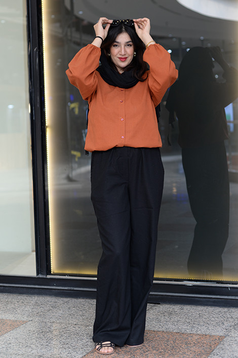 شومیز و شلوار بگ لینن ترند سال