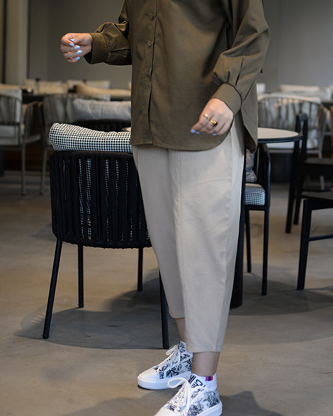 شلوار لینن شست شده وارداتی