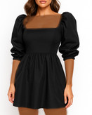 پیراهن مجلسی کوتاه مشکی