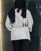 استایل با مانتو لینن