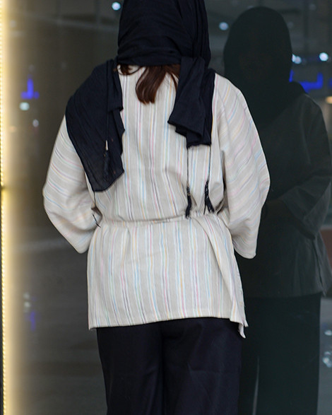 استایل با مانتو لینن