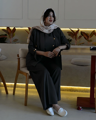 استایل رسمی زنانه با کت و شلوار سهتکه ریچ کت